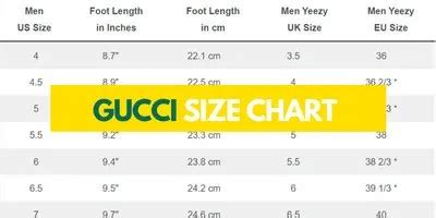 gucci sizing guide|Gucci shoe size conversion chart.